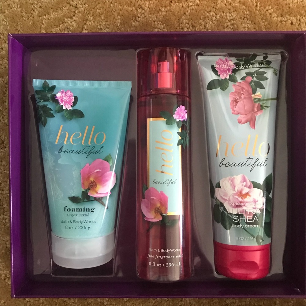 Bath and body set
